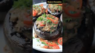 🥬🧀🍅🍄 How to Cook Keto Stuffed Portobello Mushrooms 🍄 Keto Stuffed Portobello Mushrooms Recipe [upl. by Urion200]