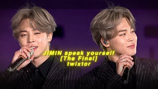 HD Jimin speak yourself The Final twixtor clips [upl. by Agni]