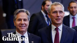 Jens Stoltenberg and Antony Blinken address the media – watch live [upl. by Ociredef]