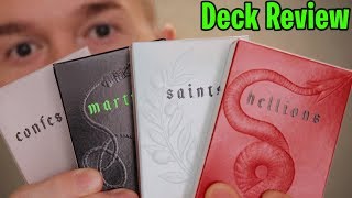 ALL FOUR Daniel Madison Hellions Saints Martyrs Confessions Series deck review  Ellusionist [upl. by Einnad198]