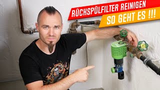 Grünbeck Rückspülfilter reinigen Wasserfilter Hausanschluss Rückspülfilter rückspülen Boxer RRD [upl. by Zuleika]