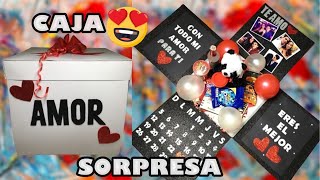 DIY🎁CAJA SORPRESA PARA TU NOVIOA❤ SAN VALENTÍN CUMPLEAÑOS ANIVERSARIO TUTORIAL PASO A PASO✂ [upl. by Heffron]