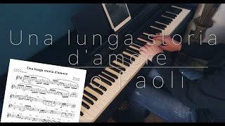 Una lunga storia damore Gino Paoli Piano Solo Cover  Sheet Music  Carmine De Martino [upl. by Clareta]