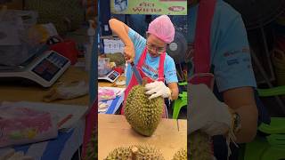 Amazing Unboxing Giant Durian  Fruit Cutting Skills [upl. by Taddeusz]