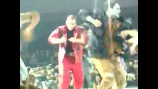 Chris Brown performing Michael Jacksons Thriller at WMA [upl. by Anaidni898]