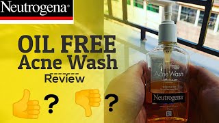 Neutrogena oil free acne washhonest reviewDoes it really reduce acne or pimples [upl. by Pickard]