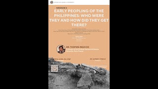 Early peopling of the Philippines Who were they and how did they get there [upl. by Pinzler]