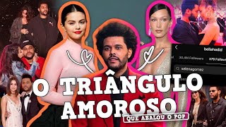 SELENA GOMEZ THE WEEKND E BELLA HADID AS MAIORES TRETAS DESSE TRIÂNGULO AMOROSO [upl. by Eisned485]