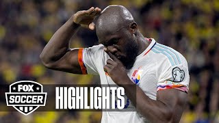 Sweden vs Belgium Highlights  UEFA European Qualifiers [upl. by Neehahs182]