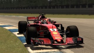 F1 2018  Hockenheim Germany  Hotlap with Ferrari  Assetto Corsa  Download link [upl. by Alvy]