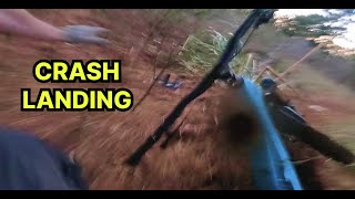 Downhill Mountain Biking MUDDER  Funny Crash  Loose Turns [upl. by Haldi765]