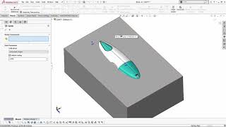 SOLIDWORKS  Cavity Feature in Assembly Mode [upl. by Laerol]