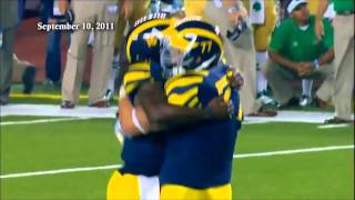 Denard Robinson Highlights  I Cry [upl. by Arracat82]