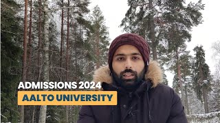 Masters Admissions in Finland 🔜  Aalto University [upl. by Colyer]