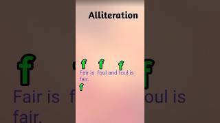 What is Alliteration in Figure of Speech Alliteration figureofspeech alliteration shortfeed [upl. by Otrebor]