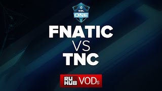 Fnatic vs TnC Gaming  ESL One Frankfurt Quals game 3 [upl. by Aivart664]