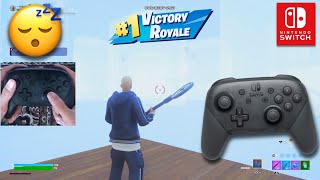 Nintendo Switch Pro Controller Handcam ASMR 😴 Fortnite Box Fights Gameplay 📦 [upl. by Vescuso]