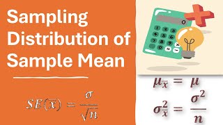 Sampling Distribution of Sample Mean  Solved Examples  Sampling Distributions HindiUrdu [upl. by Vachell]