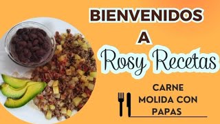 CARNE MOLIDA CON PAPAS [upl. by Eniamret]