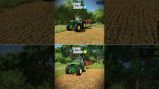 PLOWING COMPARISON 🚜  FS22 VS FS 25 farming farmingsimulator25 fyp shorts [upl. by Elbag305]