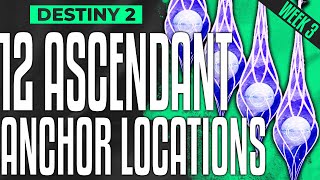 Destiny 2 All 12 Moon Ascendant Anchor Locations – Parallax Trajectory Destiny 2 Guide – Week 3 [upl. by Earlene788]