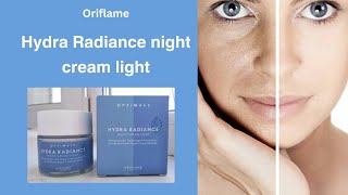 Optimals Hydra Radiance Night Cream  Use and Reviews [upl. by Ignatia]