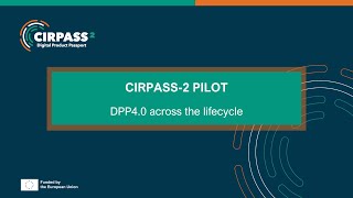 CIRPASS2 Pilot for DPP40 across the lifecycle [upl. by Novihc915]