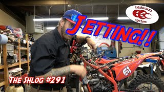 Beta 300RR Jetting  Husky TE 300 Fan  The Shlog 291  Highland Cycles [upl. by Tahmosh]