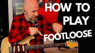 Footloose Kenny Loggins  Guitar Tutorial  Minty Crew [upl. by Peppi391]