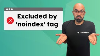 How to fix Excluded by Noindex tag error in GSC [upl. by Diraf]