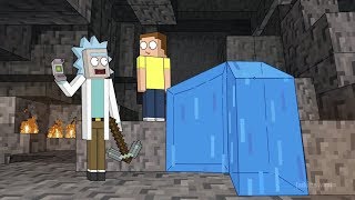 Rick and Morty  All Minecraft References [upl. by Lawtun]