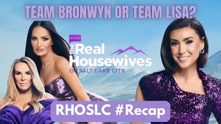 Why RHOSLC Bronwyn Is One Of The Best Newbie Housewives Team Bronwyn or Team Lisa Bravo BravoTV [upl. by Nayd]