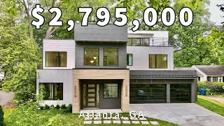 Tour this Million Dollar Modern Contemporary Home in Atlanta Georgia [upl. by Trotter]