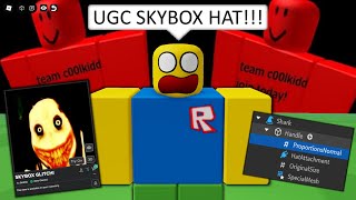 The most insane hat glitch just happened Skybox accessories ROBLOX [upl. by Qahsi]