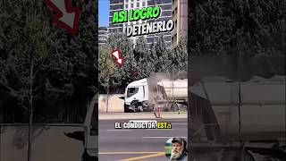 asi detubo este camion sin frenos😱camiones truck camioneros trailer camion [upl. by Brenan983]