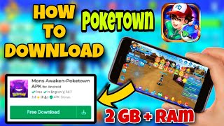 How to Download PokeTown On Your Android Phone  Open World best Pokemon game For Android trending [upl. by Enail335]