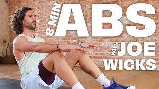 8 MINUTE ABS  Joe Wicks Workouts [upl. by Natanoy]