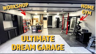 Ultimate Dream Garage Makeover DIY  Part 2  Home Gym and Workshop [upl. by Neb]