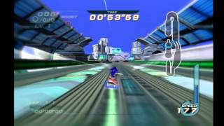 Sonic Riders Storms Missions  Metal City  Gold Medals [upl. by Weston]