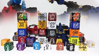 파워레인저 애니멀포스  큐브 0  10 큐브 A  K 합체 영상 Doubutsu Sentai Zyuohger  Cube 0  10 Cube A  K [upl. by Jerry]