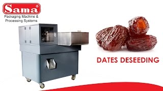 Dates Deseeding Machine  Dates Processing Line  Sama Engineering [upl. by Trainor466]