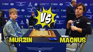 Murzin Volodar VS Magnus Carlsen  World Blitz Chess 2023  R20 [upl. by Lais]