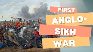 MAP of First ANGLO SIKH WAR10thamp12th [upl. by Thecla]