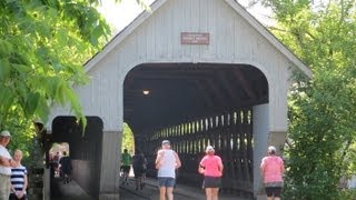 Covered Bridges Half Marathon 2013 Vermont 6 minute version [upl. by Itsa]