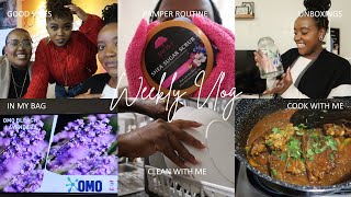 WEEKLY VLOG  Speaking  Unboxings  Cleaning  Cook with me  Pamper Routine  IN MY BAG [upl. by Ardnoel]