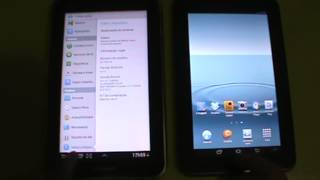 Samsung Galaxy Tab P3110 Android 411 e Samsung Galaxy Tab P6210 Android 404  diferenças  021 [upl. by Egap]