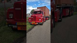 Old Scania L111 truck from 1978 on truckshow lichtmis 2024 The Netherlands retrotruck scanial111 [upl. by Lowell]