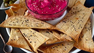 Lavash  Lavash Recipe without yeast  Whole Wheat Lavash  Quick Healthy Snacks  Lavash Crackers [upl. by Riva]