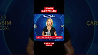 Çarşamba 19kasım bugün günlük burçlar astroloji demetbaltacı çarşambagünlükburç [upl. by Dlorad]