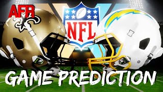 GAME PREDICTION New Orleans Saints vs Los Angeles Chargers  Can Saints Break Their Losing Streak [upl. by Nurse]